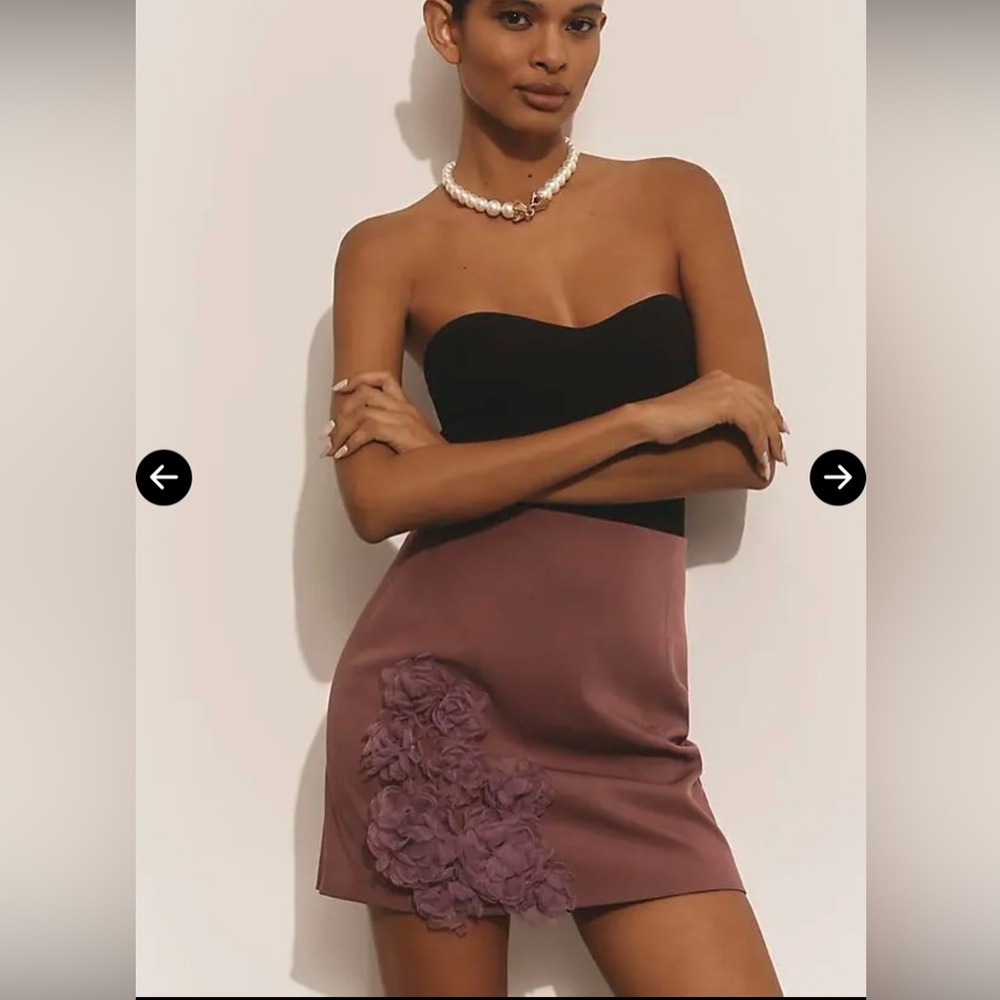 Elliatt Purple Mini Skirt